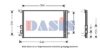 AKS DASIS 012280N Condenser, air conditioning